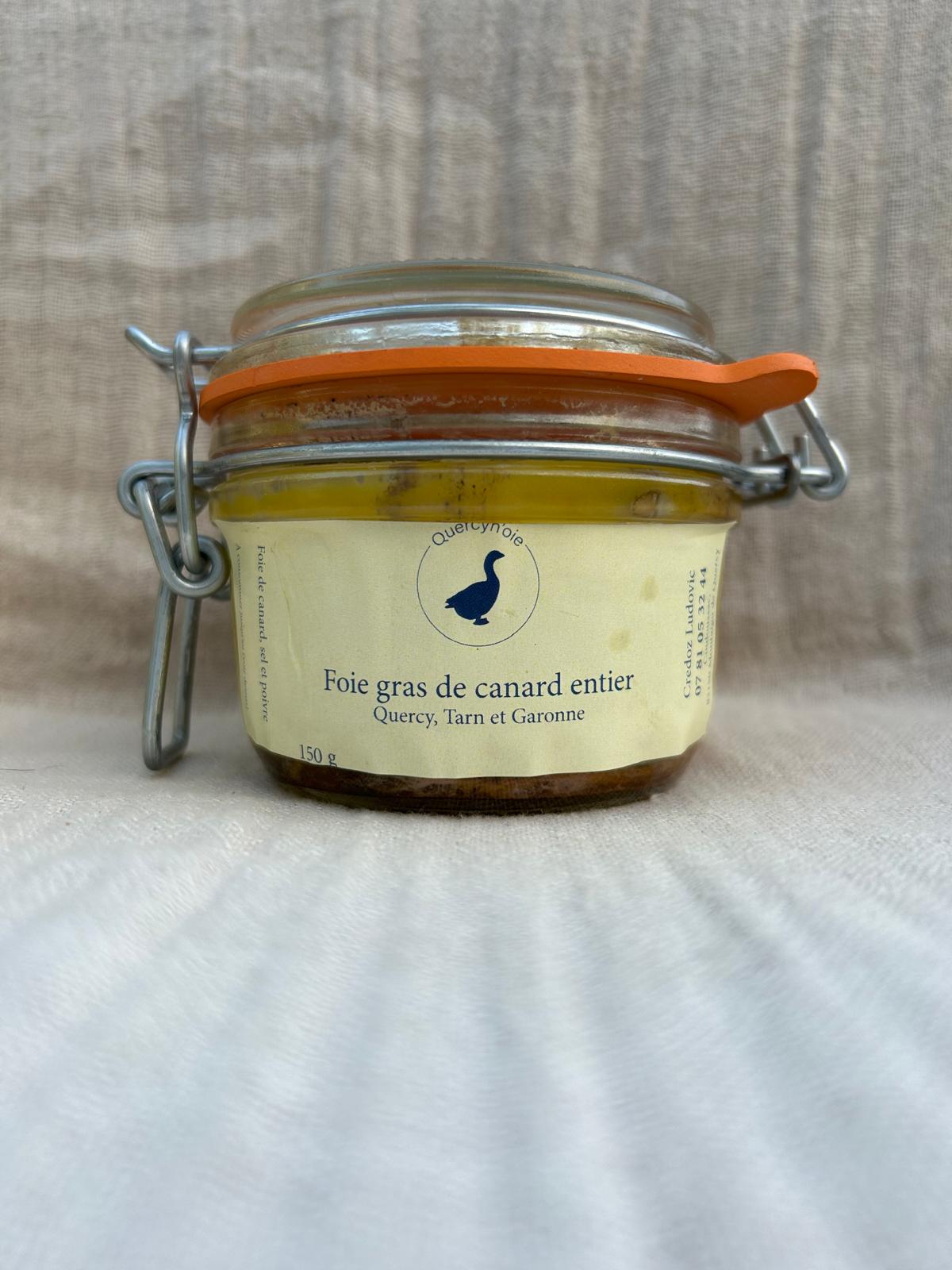foie gras de canard 150 grammes