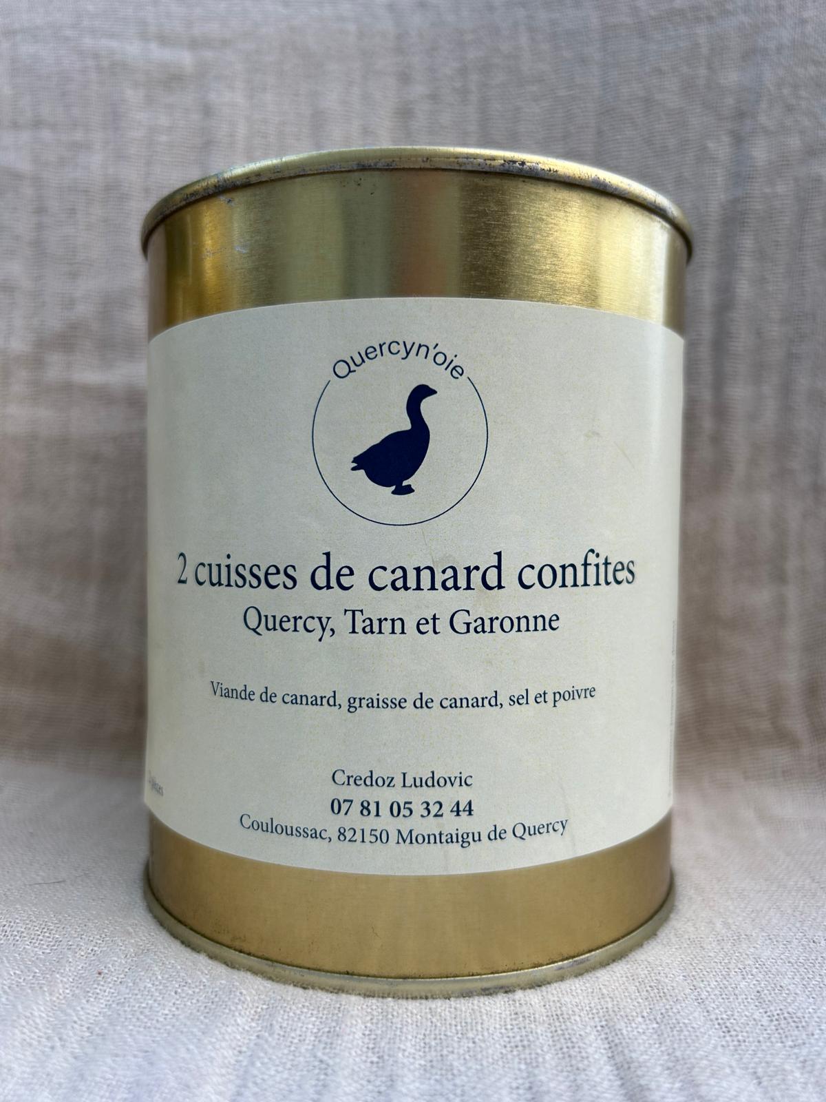 cuisses canard confites